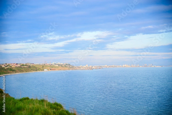 Obraz 
city ​​at sunset