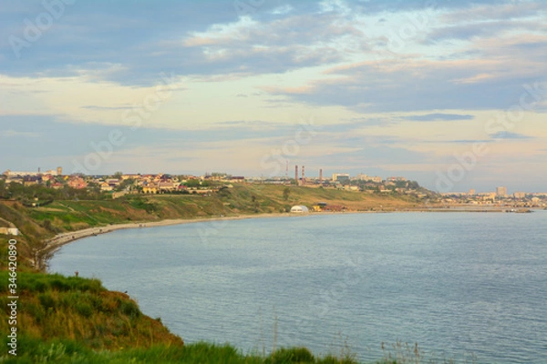 Obraz 
city ​​at sunset