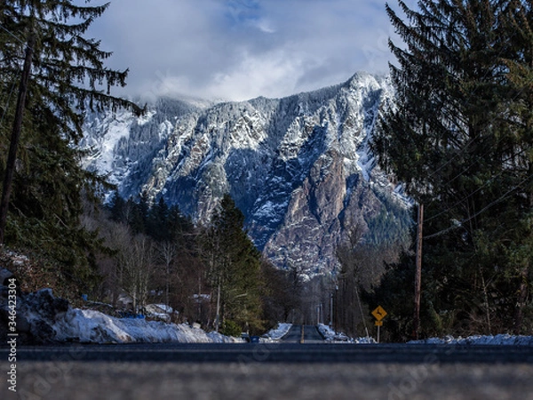 Obraz Snow covered mountains