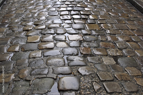 Fototapeta old style street in paris