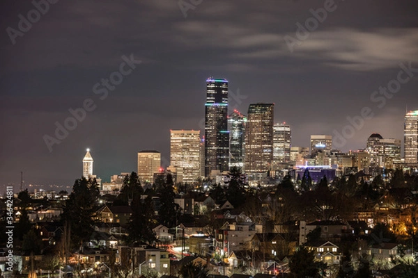 Obraz City Lights long exposure 