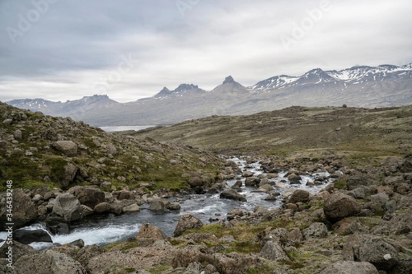 Obraz Icelandic river landscape