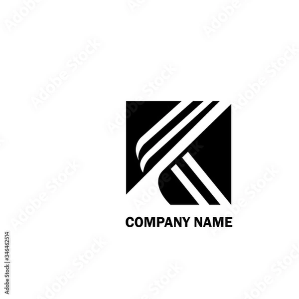 Obraz letter K logo for sale creative illustrations. vector design