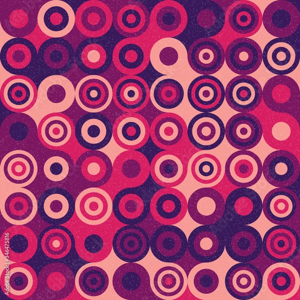 Fototapeta Colour Dots Universe art background design illustration