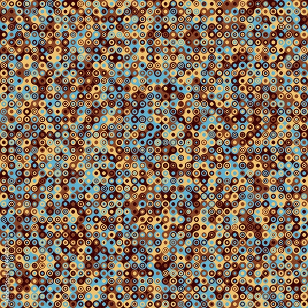 Obraz Colour Dots Universe art background design illustration