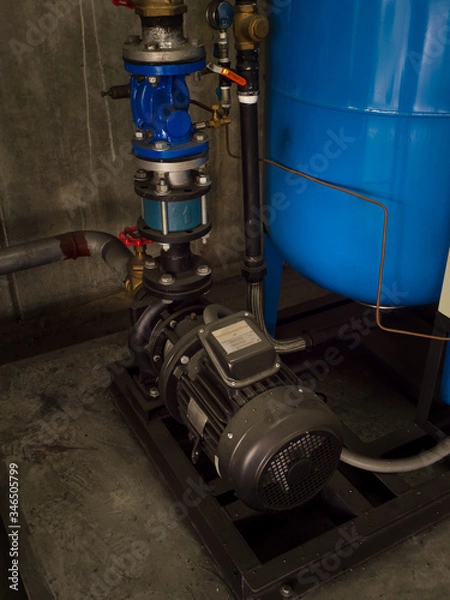 Obraz water pump booster system panel for piping