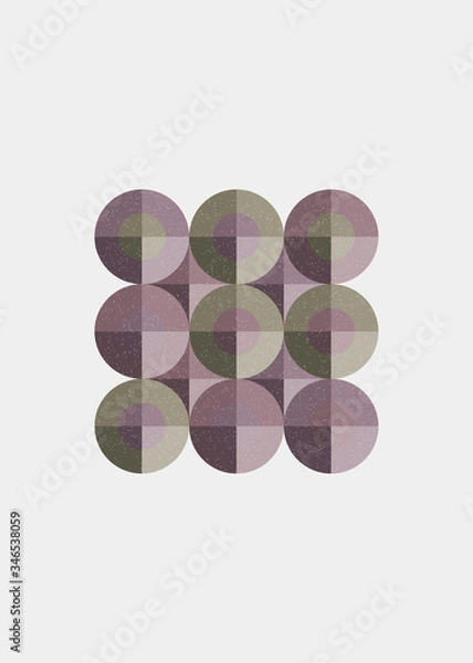 Fototapeta Colour Dots Universe Logo art design illustration