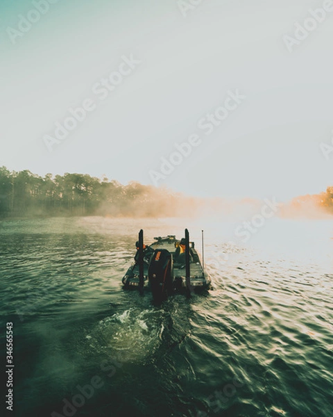 Obraz Boat in Fog