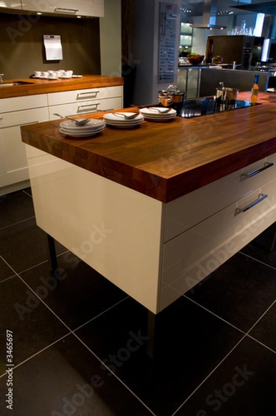 Fototapeta new modern kitchen