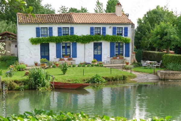 Obraz maison du marais poitevin