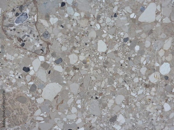 Obraz Marble with natural pattern. Beige marble stone wall texture.