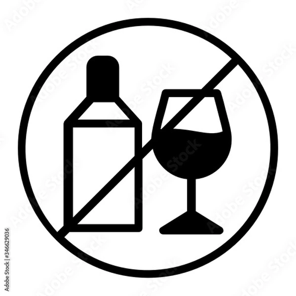 Fototapeta temporary restrictions imposed on bars and restaurants to stem the spread of coronavirus concept vector Icon design 