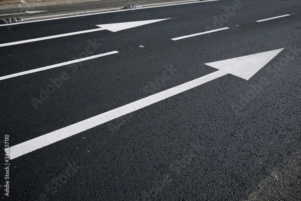 Fototapeta Arrow signals view