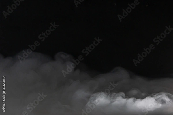 Obraz smoke on black background