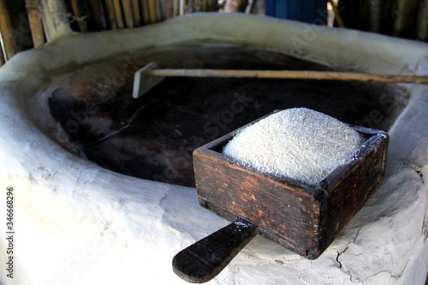 Obraz farinha de mandioca