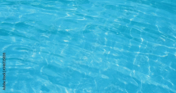 Fototapeta Swimming pool water texture in blue
