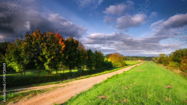 Fototapeta Jesień na Mazowszu