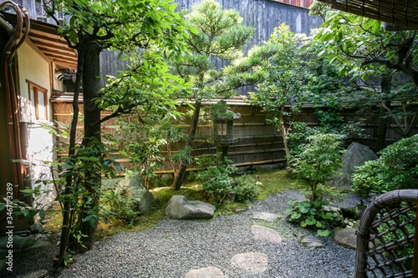 Obraz 料亭の日本庭園