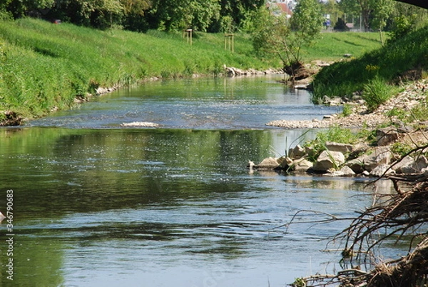 Obraz Renaturierte Nidda Karben 2020