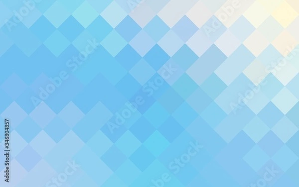 Obraz Blue yellow geometric gradient background. Abstract mosaic texture.