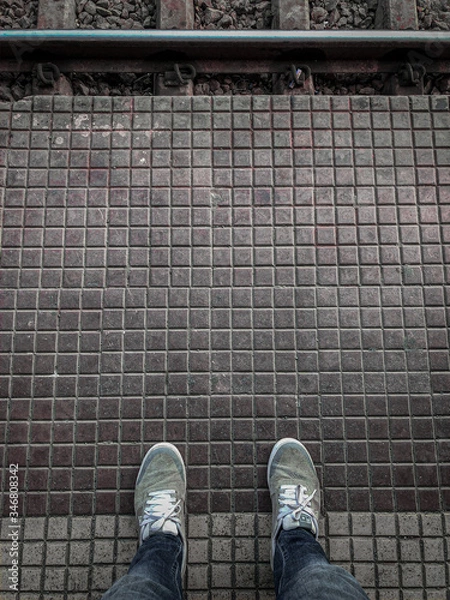 Fototapeta railway tracks 