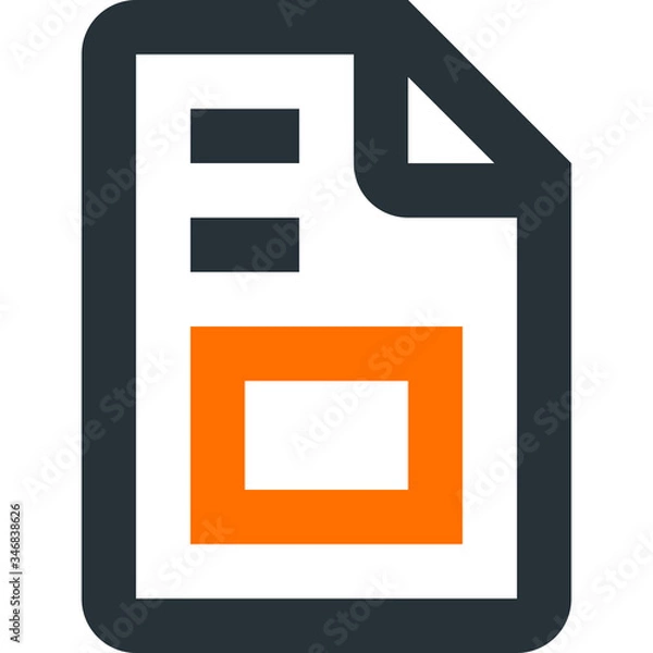 Fototapeta Square. Grey and orange colors.