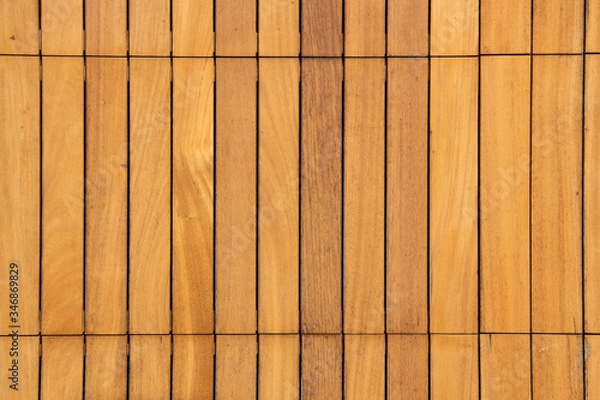 Obraz Vintage brown wood background texture. Vintage wooden bright vertical boards.
