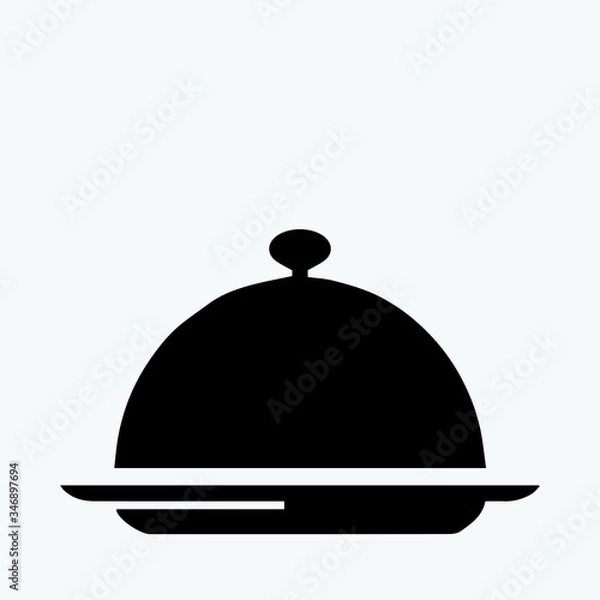 Obraz Cutlery set. Fork, spoon, knife. Kitchenware icon