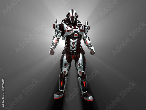 Obraz Advanced future soldier