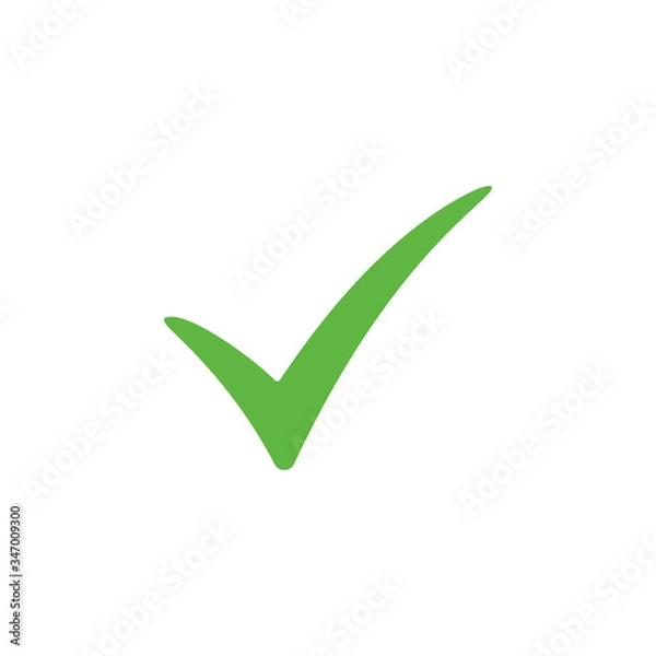 Fototapeta Check mark icon vector design
