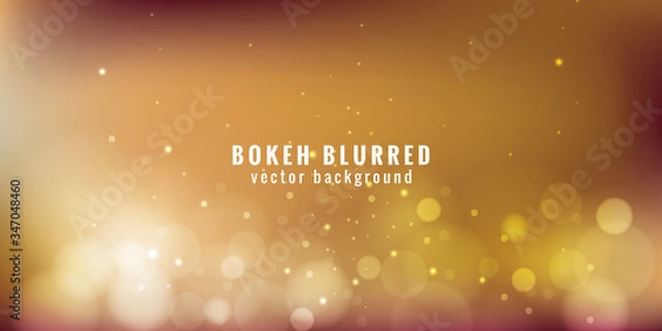 Fototapeta Abstract Brown Blurred Lights Background