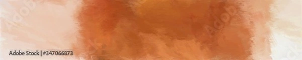Fototapeta abstract natural long wide horizontal graphic background with baby pink, coffee and burly wood colors