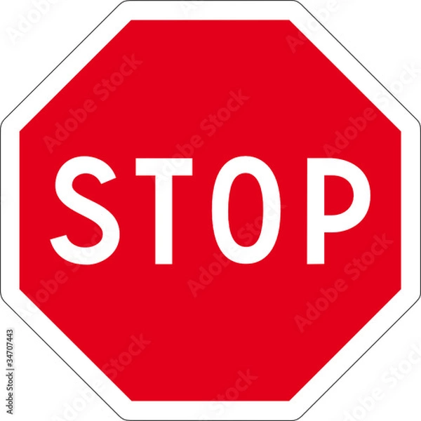 Obraz panneau stop