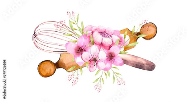 Obraz Watercolor illustration.