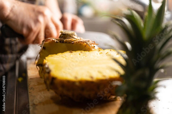 Obraz 写真素材：石垣島のパイナップル