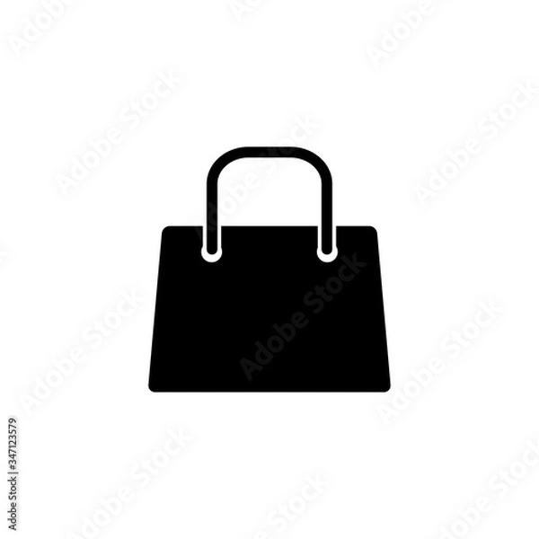 Fototapeta shopping bag - paper bag icon vector design template