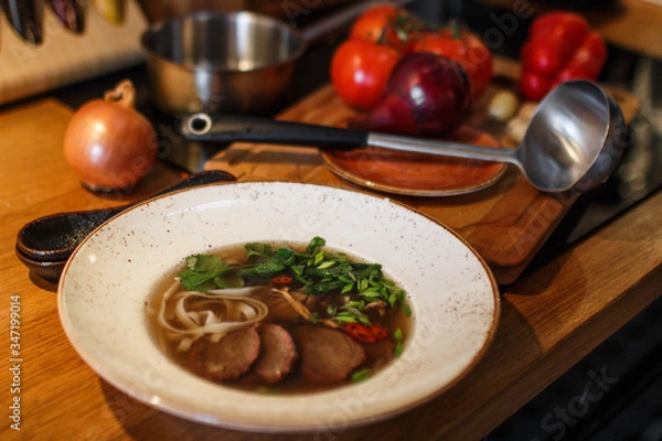 Obraz beef stew with vegetables