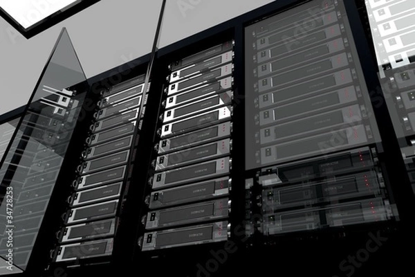 Fototapeta ServerRoom_2B
