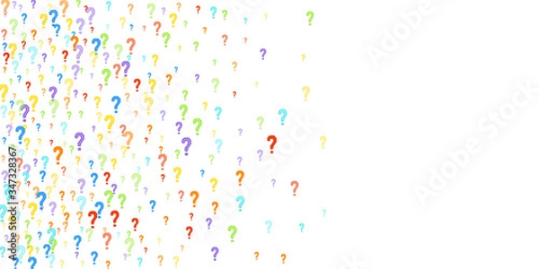 Obraz Question marks Quiz doubt survey faq public poll.