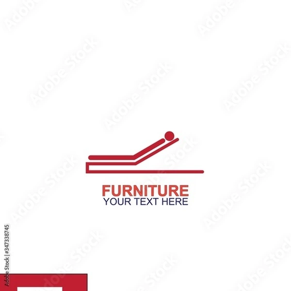 Fototapeta Modern Furniture Vector Logo template