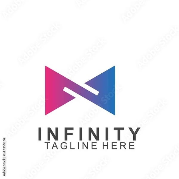 Obraz Premium infinity logo design