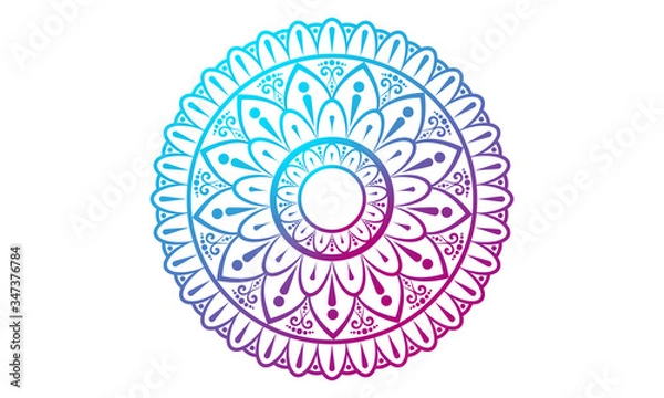 Fototapeta Colorful mandala pattern 