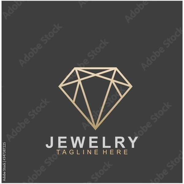 Obraz Jewelry logo abstract design