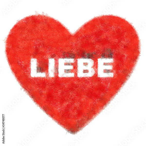 Fototapeta Herz Liebe