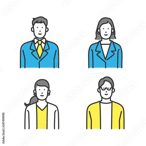 Fototapeta おしゃれなビジネスパーソン