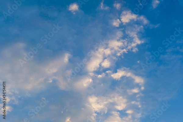 Obraz blue sky with white cloud