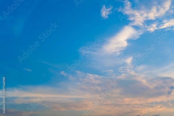 Obraz blue sky with white cloud