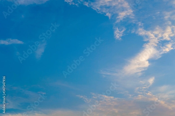 Obraz blue sky with white cloud