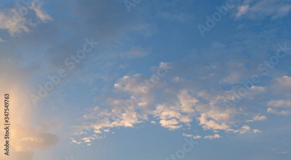 Obraz blue sky with white cloud