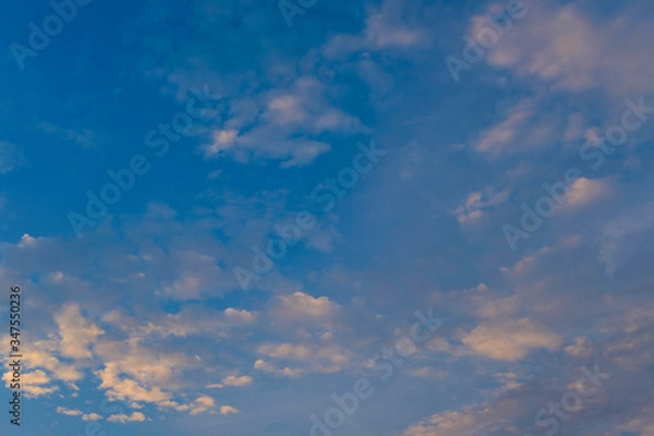 Obraz blue sky with white cloud